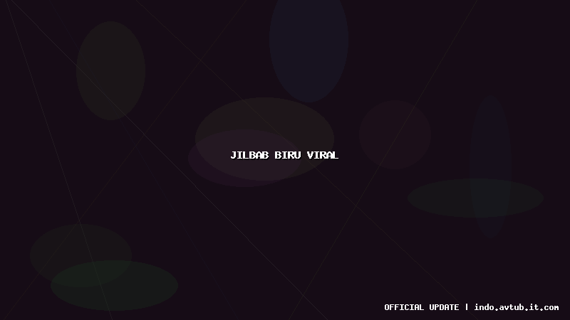 jilbab biru viral