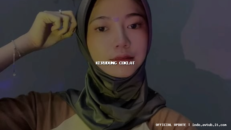 kerudung coklat kerudung coklat