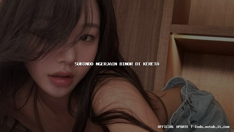 subindo ngerjain binor di kereta